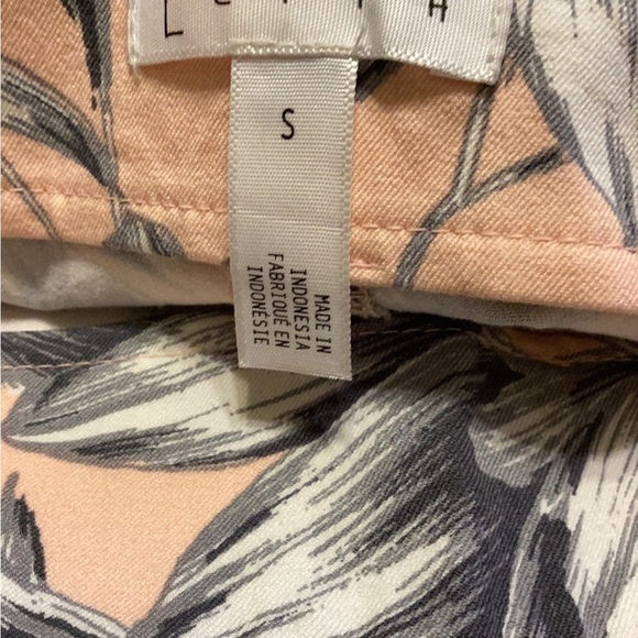 Leith Pink Floral Pattern pants Size Small - Picture 9 of 11